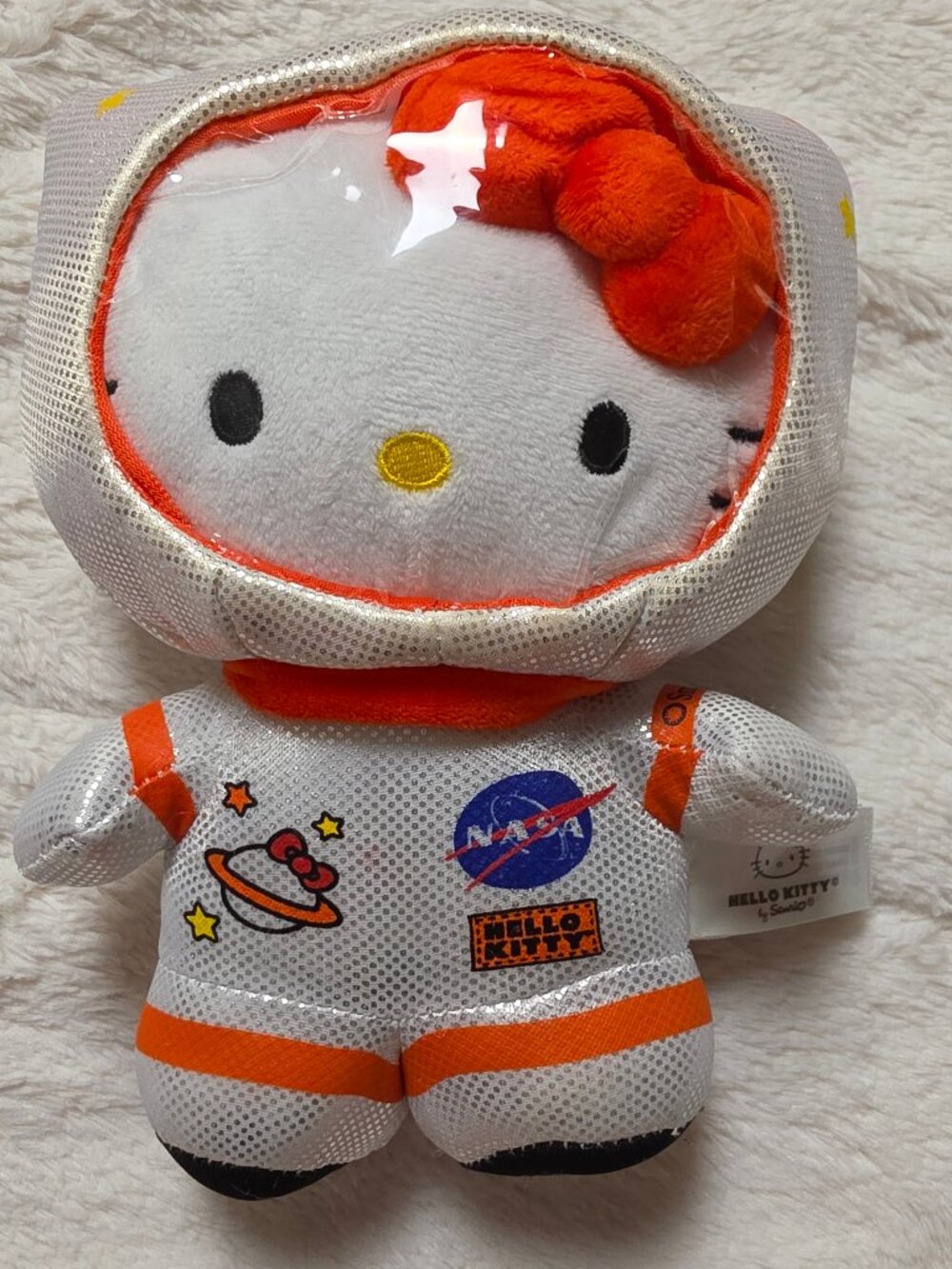 Sanrio Hello Kitty 8" NASA Astronaut Plush Space Suit Fiesta Toy 2022 K00020E